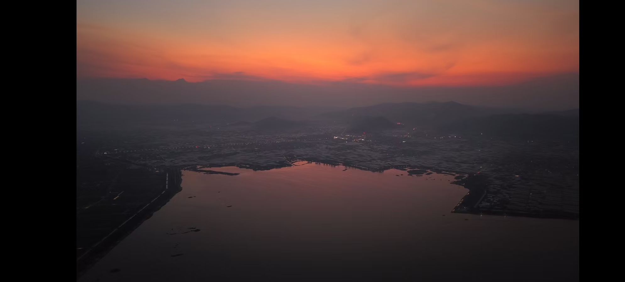 城市黄昏